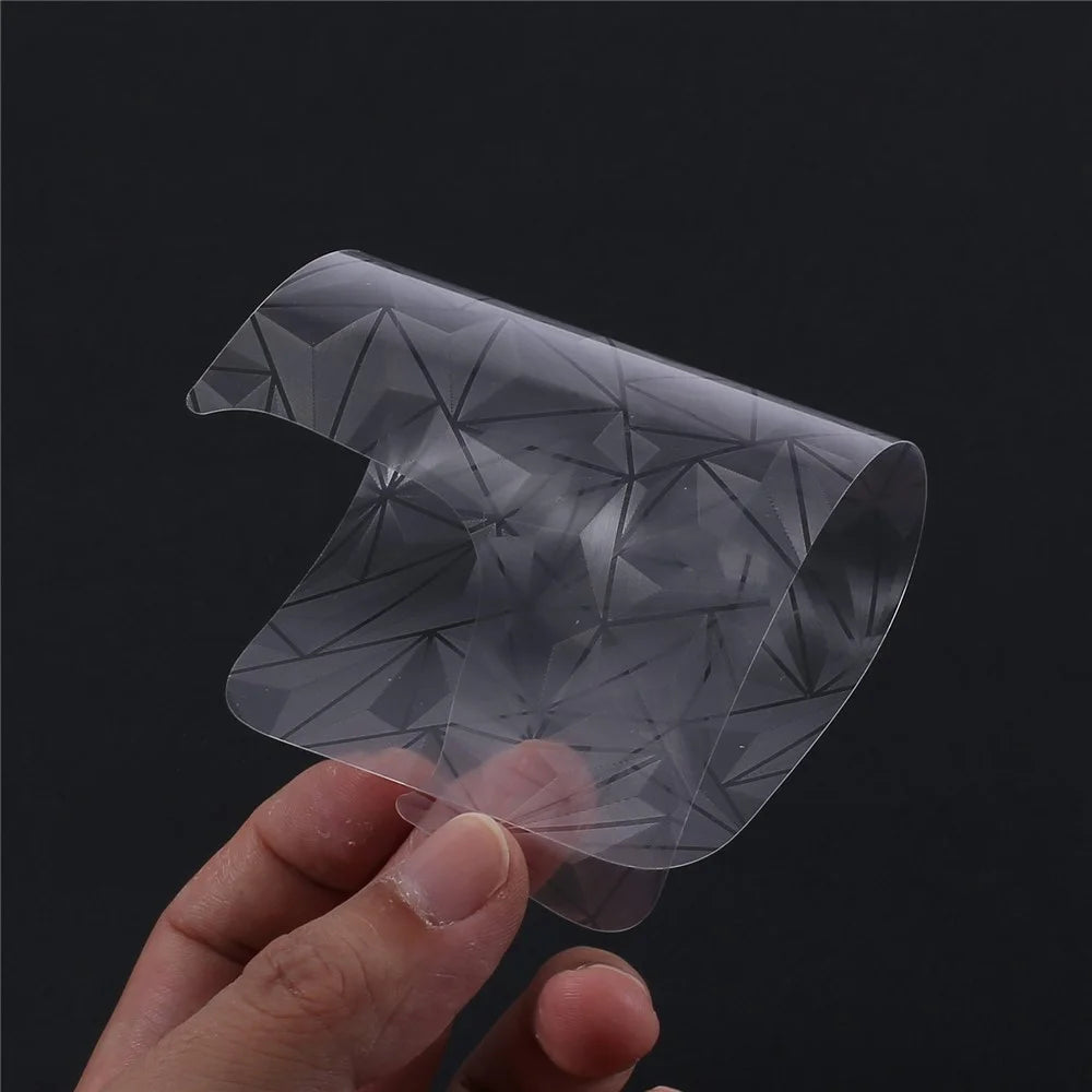For iPhone 16 Pro Back Screen Protector Soft PET Film Diamonds Pattern - 5