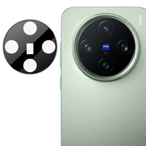 IMAK For vivo X200 Pro mini 5G Camera Lens Protector Tempered Glass HD Clear Lens Film (Black Version) - 1