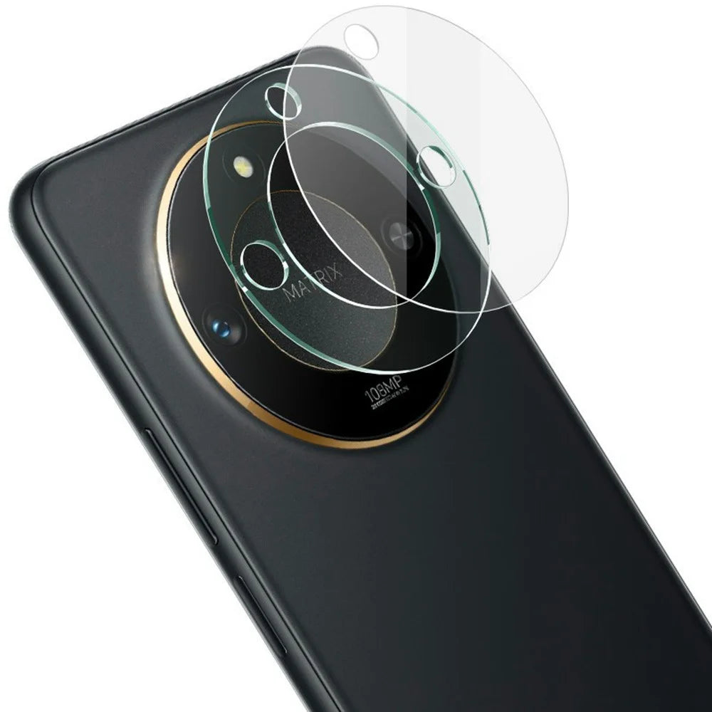 IMAK For Honor X60 5G Tempered Glass Camera Lens Protector + Acrylic Lens Cap - 1