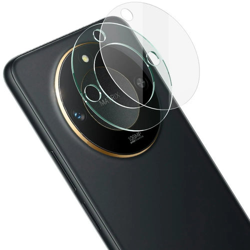 IMAK For Honor X60 5G Tempered Glass Camera Lens Protector + Acrylic Lens Cap - 1