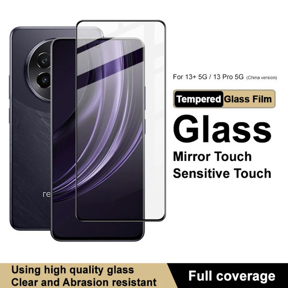 IMAK Pro+ Series For Realme 13+ 5G / 13 Pro 5G (China) Tempered Glass Full Screen Protector Sensitive Touch Film - 3
