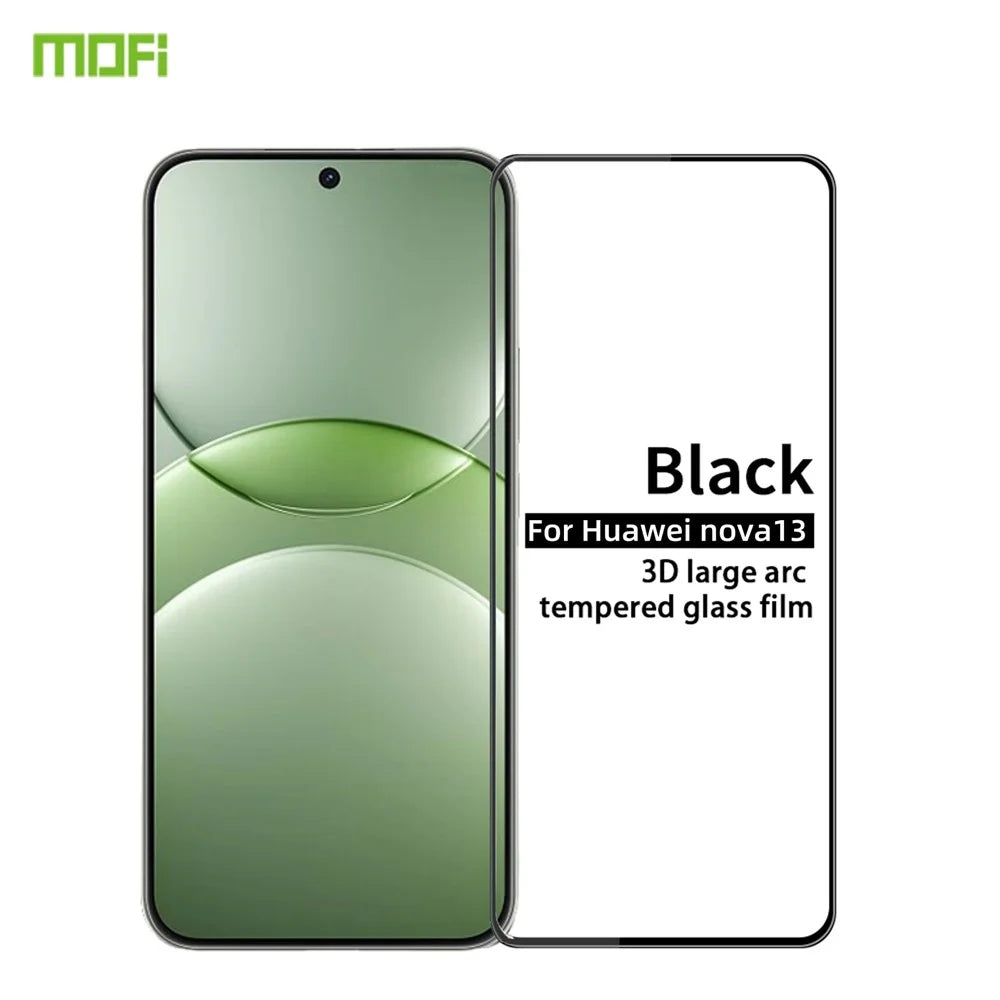 MOFI For Huawei nova 13 Screen Protector  9H 3D Curved Tempered Glass Film - Black - 2