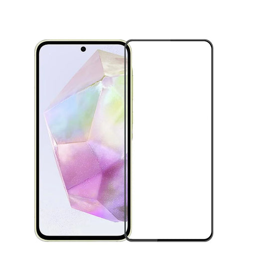 PINWUYO For Samsung Galaxy A36 5G / A56 5G Tempered Glass Film  Explosion-Proof 9H 3D Full Screen Protector - Black - 1