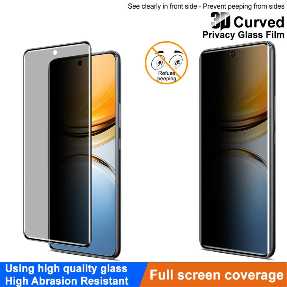IMAK For vivo Y300 Pro 5G Anti-Spy Full Cover Screen Protector Tempered Glass Film - 4
