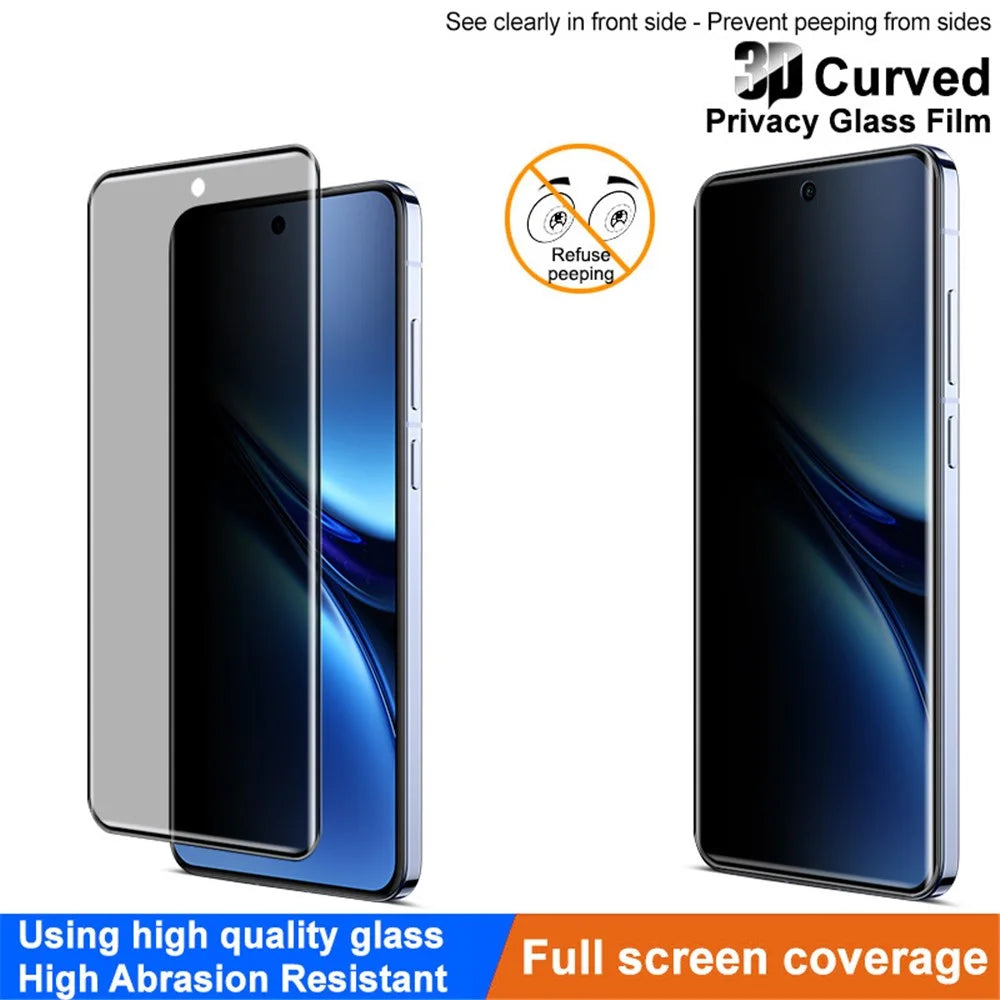 IMAK For vivo X200 5G Anti-Spy Full Cover Screen Protector Tempered Glass Film - 4