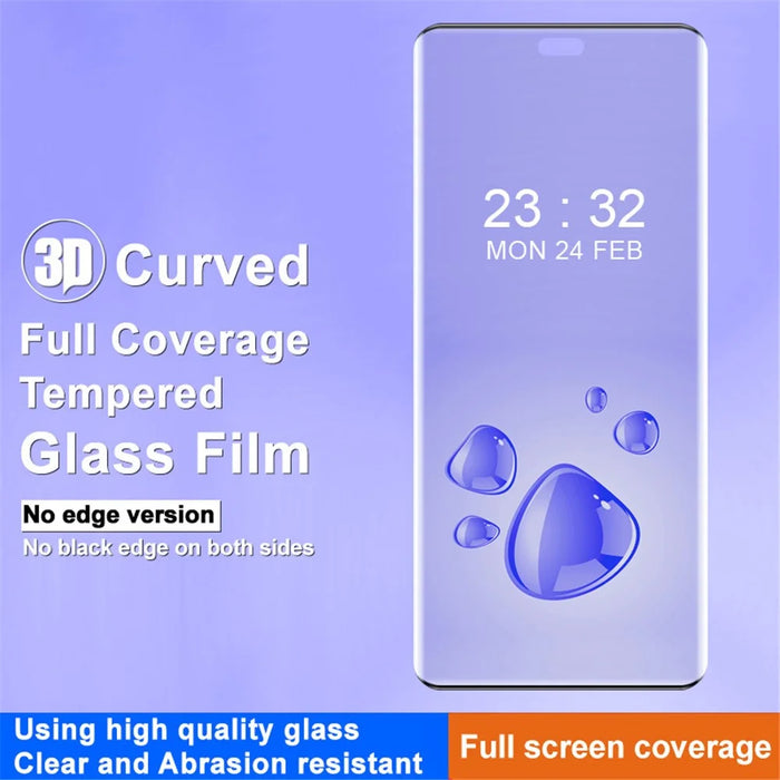 IMAK For Honor Magic7 Lite 5G / X9c 5G / X60 Pro 5G 3D Curved Tempered Glass Full Screen Protector (No Edge Version) - 3