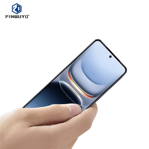 PINWUYO For vivo iQOO 12 Pro 5G  JK Series-2 High Aluminium-Silicon Glass Film 9H Full Screen Protector - Black - 2