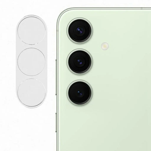 RURIHAI For Samsung Galaxy S25 Camera Lens Protector 3D Clear High Aluminum-Silicon Glass Lens Film - 1