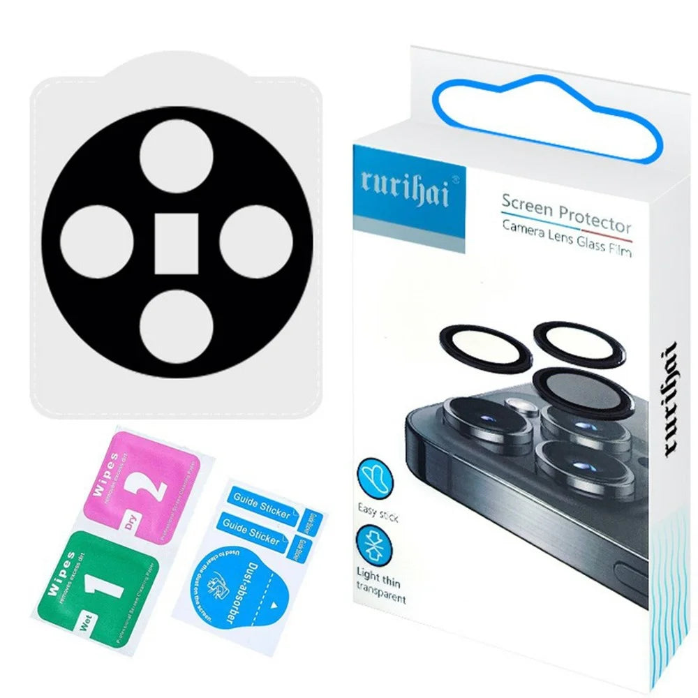RURIHAI For Oppo Find X8 5G Camera Lens Protector AR Ultra Clear High Aluminium-Silicon Glass Film - 4