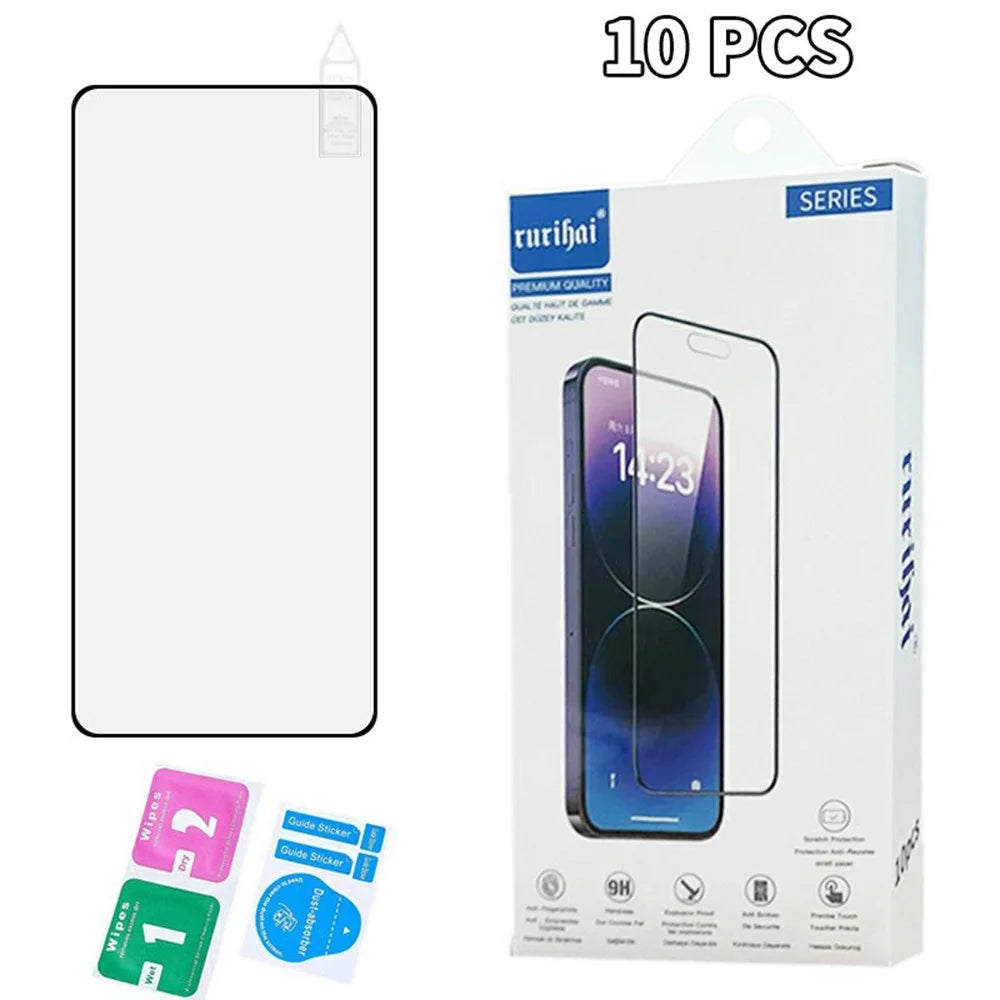 RURIHAI 10Pcs For Asus ROG Phone 9 5G High Aluminium-Silicon Glass Film 0.26mm 2.5D Screen Protector - 5