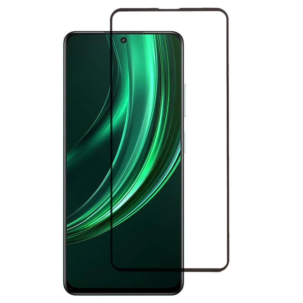 For Realme 13 5G Screen Protector Silk Printing Full Glue Tempered Glass Screen Film - 1