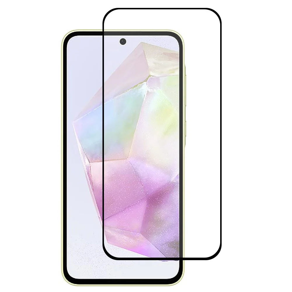 For Samsung Galaxy A36 5G / A56 5G Screen Protector Silk Printing Full Glue Tempered Glass Screen Film - 1