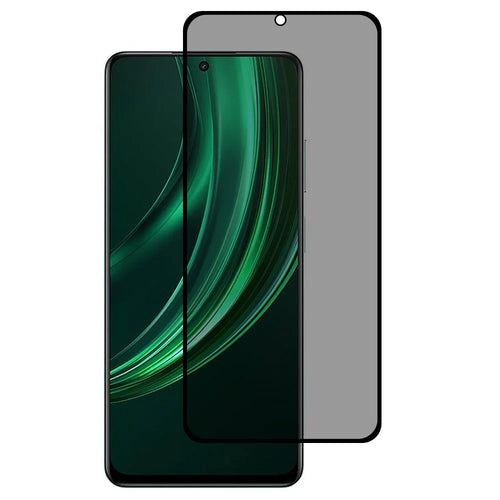 For Realme 13 5G Anti-Peep Full Covering Screen Protector Silk Printing Tempered Glass Film - 1