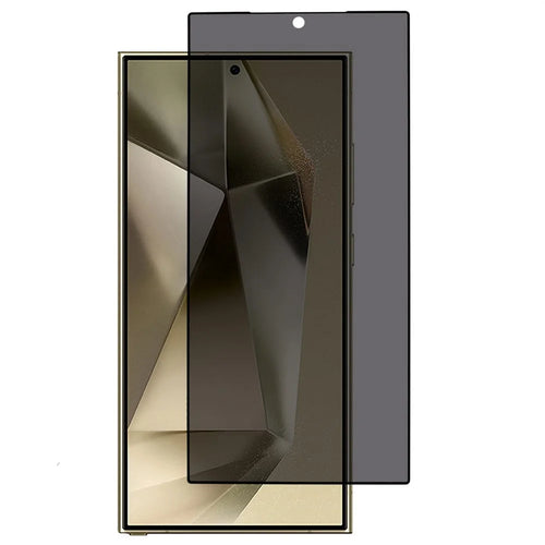 For Samsung Galaxy S25 Ultra Anti-Spy Screen Protector 2.5D Silk Printing Film (Fingerprint Unlock) - 1