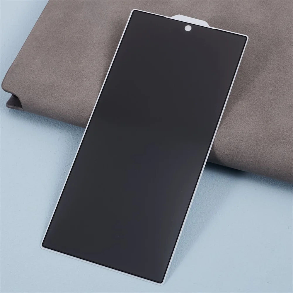 For Samsung Galaxy S25 Ultra Anti-Spy Screen Protector 2.5D Silk Printing Film (Fingerprint Unlock) - 3