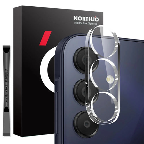 NORTHJO For Samsung Galaxy A15 5G  /  4G Camera Lens Protector Tempered Glass HD Clear 3D Full Coverage - 1