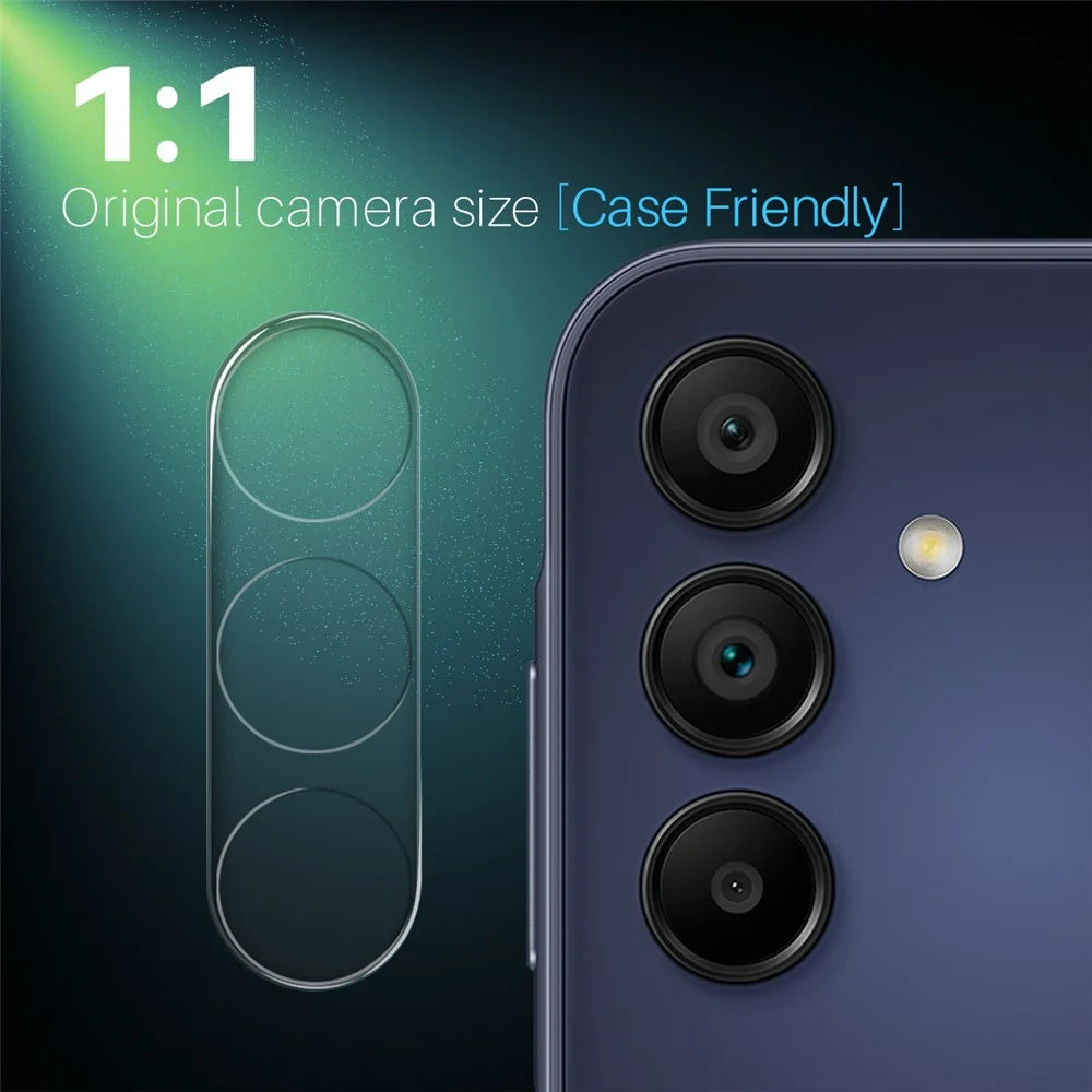 NORTHJO For Samsung Galaxy A15 5G  /  4G Camera Lens Protector Tempered Glass HD Clear 3D Full Coverage - 4