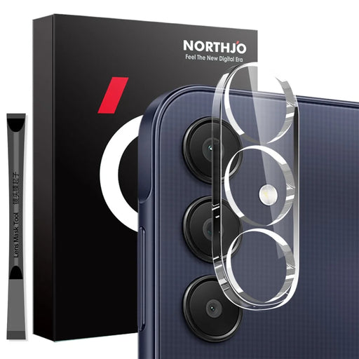 NORTHJO For Samsung Galaxy A25 5G (Global) (161.0 x 76.5 x 8.3mm) Camera Lens Protector Tempered Glass HD Clear 3D Full Coverage - 1
