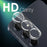 NORTHJO For Samsung Galaxy A55 5G Camera Lens Protector Tempered Glass HD Clear 3D Full Coverage - 3