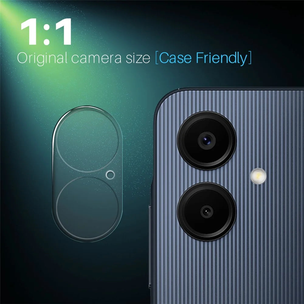 NORTHJO For Samsung Galaxy A06 4G Camera Lens Protector Tempered Glass HD Clear 3D Full Coverage - 4