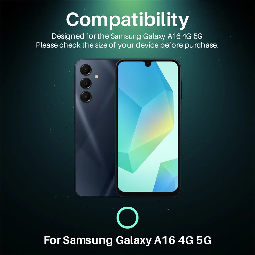 NORTHJO For Samsung Galaxy A16 5G  /  4G Camera Lens Protector Tempered Glass HD Clear 3D Full Coverage - 2