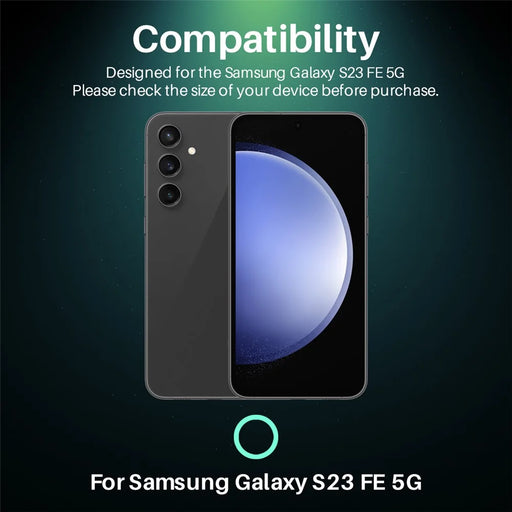 NORTHJO For Samsung Galaxy S23 FE Camera Lens Protector Tempered Glass HD Clear 3D Full Coverage - 2