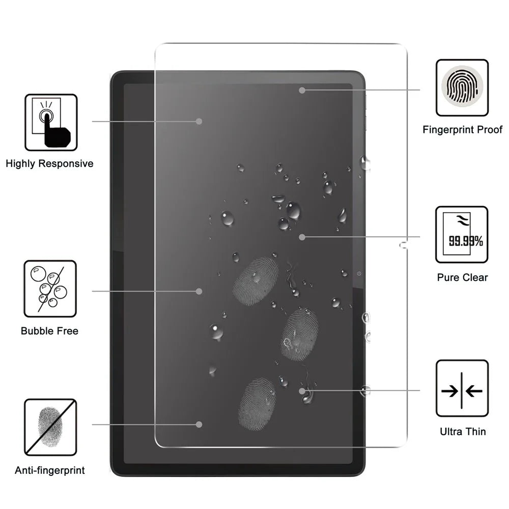 For Lenovo Tab P11 Gen 2 9H Hardness Straight Edge Tempered Glass Film Anti-explosion Full Screen Protector - 2