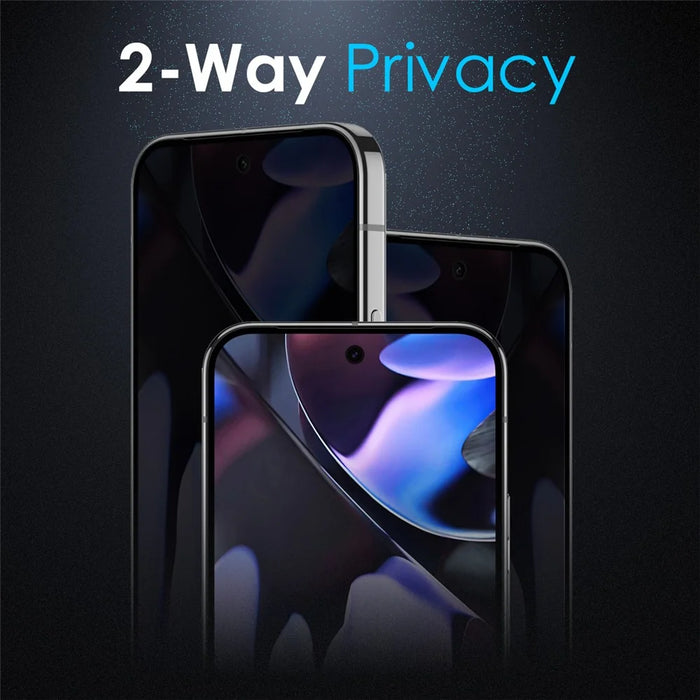 NORTHJO A++ For Google Pixel 9 Pro XL Privacy Screen Protector Support Fingerprint Unlock High Aluminium-Silicon Glass 0.3mm Film - 4