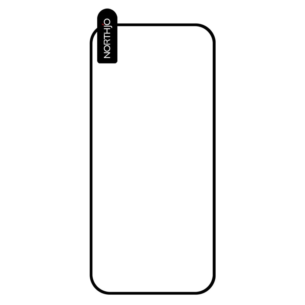 NORTHJO A++ For Google Pixel 9 / 9 Pro Screen Protector Support Fingerprint Unlock Silk Printing High Aluminum-Silicon Glass Film, Black - 2