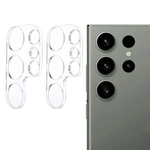 2Pcs For Samsung Galaxy S25 Ultra Camera Lens Protector 3D Arc Edge Anti-Scratch Tempered Glass Lens Film - 1