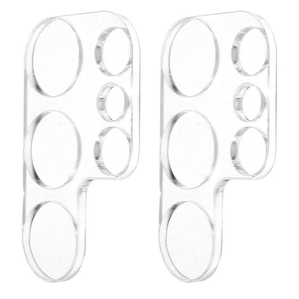 2Pcs For Samsung Galaxy S25 Ultra Camera Lens Protector 3D Arc Edge Anti-Scratch Tempered Glass Lens Film - 2