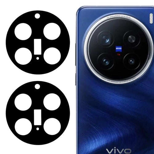 2Pcs For vivo X200 Pro 5G Camera Lens Protector Silk Printing Tempered Glass Rear Lens Film - 1