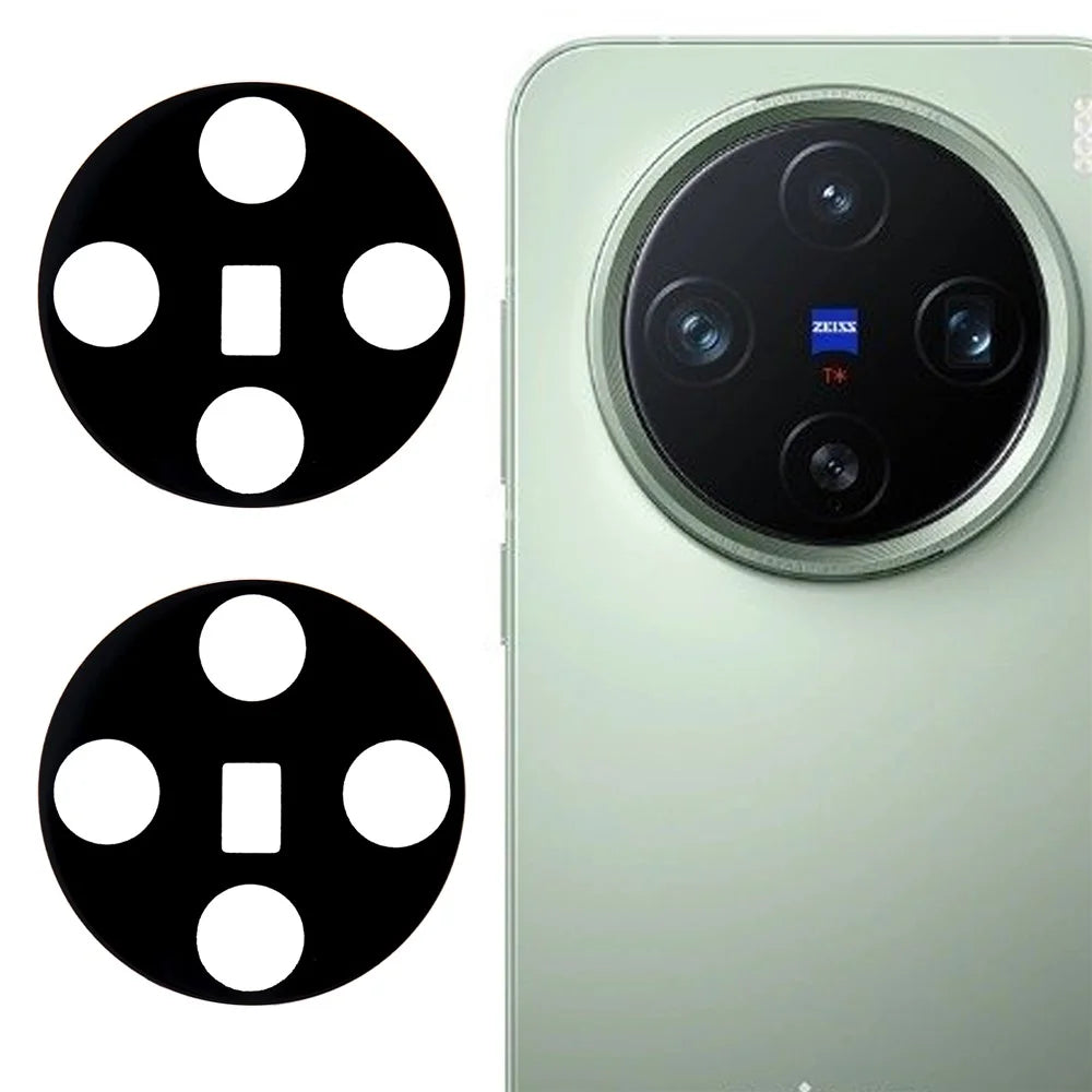 2Pcs For vivo X200 Pro mini 5G Camera Lens Protector Silk Printing Tempered Glass Rear Lens Film - 1