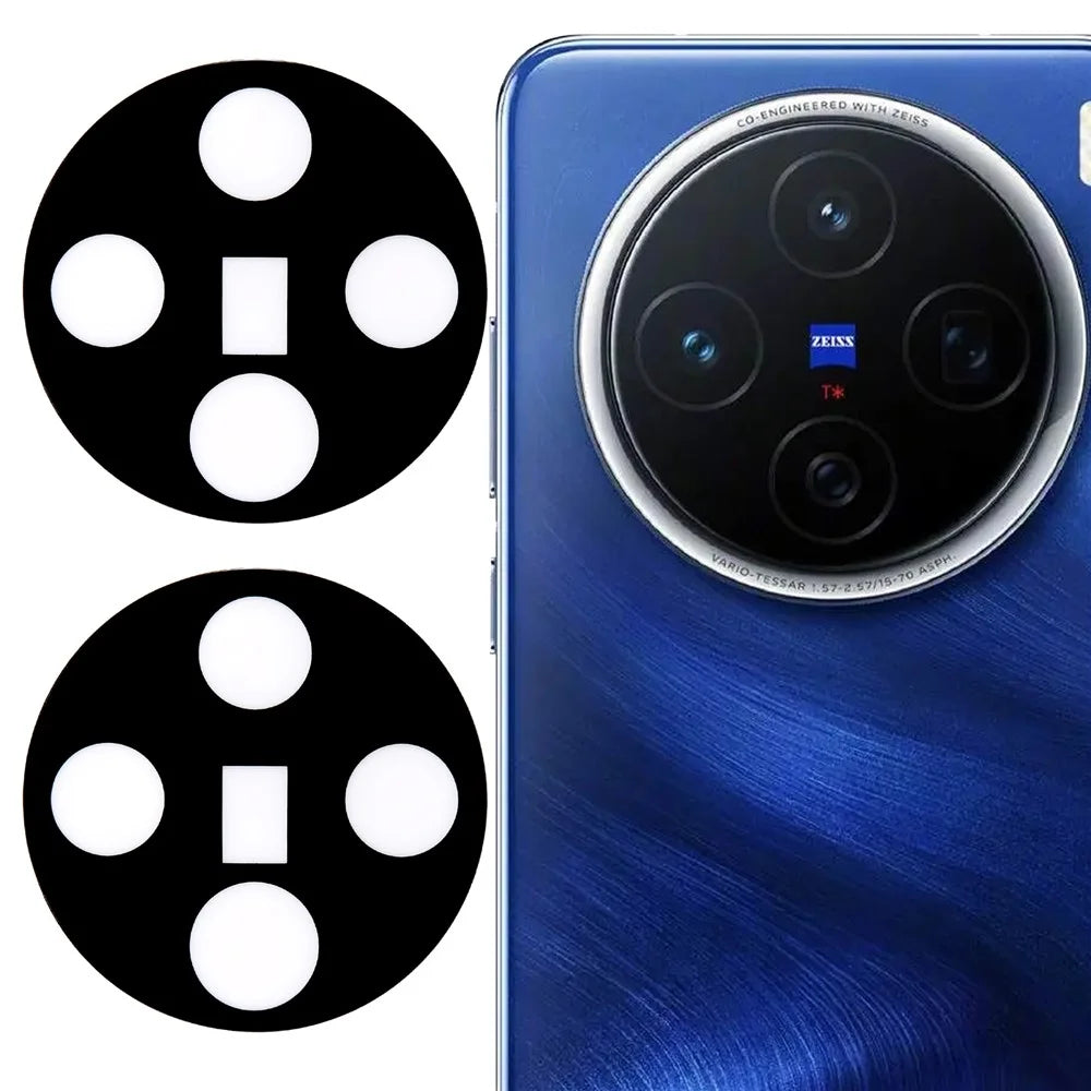 2Pcs For vivo X200 5G Camera Lens Protector Silk Printing Tempered Glass Rear Lens Film - 1