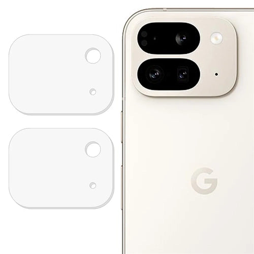 2Pcs For Google Pixel 9 Pro Fold 5G Camera Lens Protector 3D Arc Edge Anti-Scratch Tempered Glass Lens Film - 1