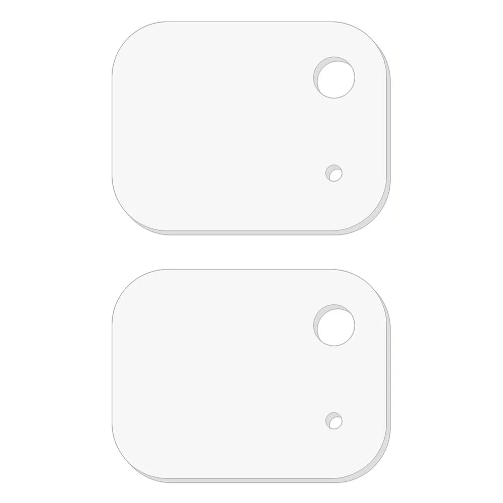 2Pcs For Google Pixel 9 Pro Fold 5G Camera Lens Protector 3D Arc Edge Anti-Scratch Tempered Glass Lens Film - 2