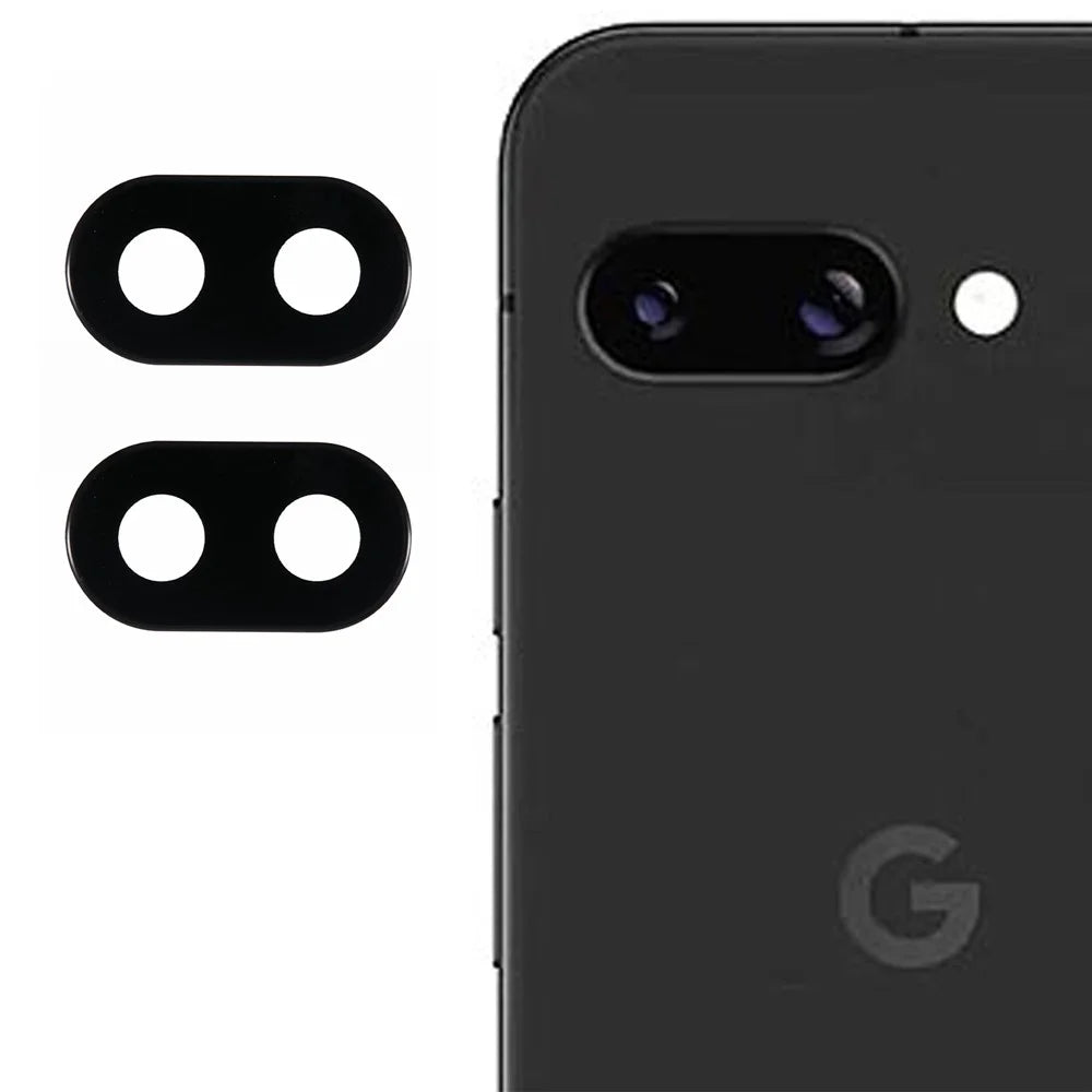 2Pcs For Google Pixel 9a Camera Lens Protector 3D Arc Edge Anti-Scratch Tempered Glass Lens Film - 1