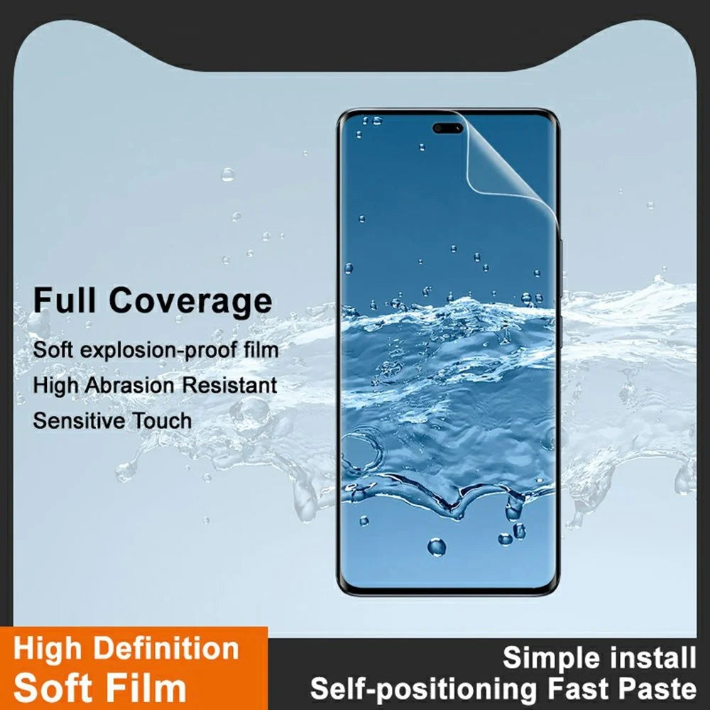 IMAK Hydrogel Film 4th Gen for Honor Magic7 Lite 5G / X9c 5G / X60 Pro 5G Full Screen Protector Ultra Clear Soft TPU Film - 3