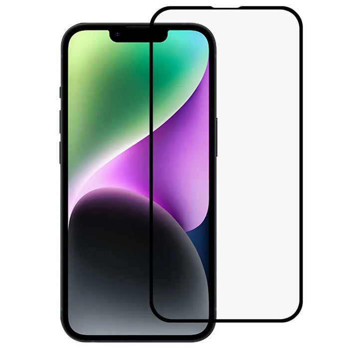 For iPhone 14 Plus / 13 Pro Max 6.7 inch PC Edge Tempered Glass Screen Protector Anti-explosion Full Glue Full Cover Film - 1