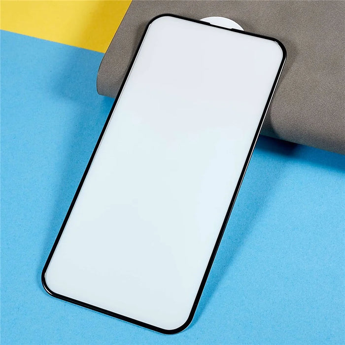 For iPhone 14 Plus / 13 Pro Max 6.7 inch PC Edge Tempered Glass Screen Protector Anti-explosion Full Glue Full Cover Film - 3