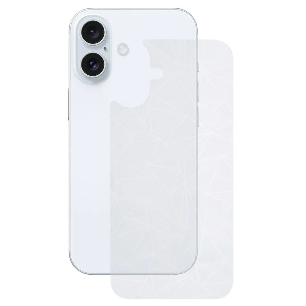 For iPhone 16 Plus Back Screen Protector Soft PET Film Diamonds Pattern - 1