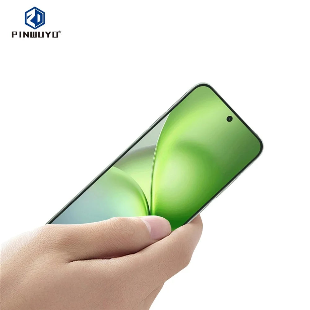 PINWUYO For vivo X200 Pro mini 5G Tempered Glass Film  Explosion-proof 9H 3D Full Screen Protector - Black - 2