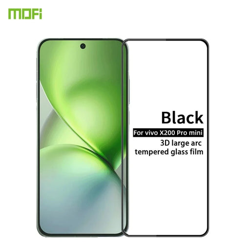 MOFI For vivo X200 Pro mini 5G Screen Protector  9H 3D Curved Tempered Glass Film - Black - 2