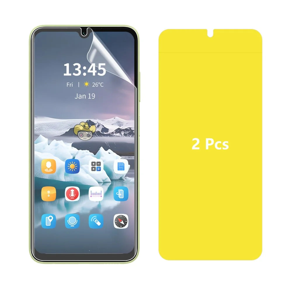 ENKAY HAT PRINCE For Samsung Galaxy A06 4G / A06 5G   2Pcs Screen Protector Transparent Soft Hydrogel Film - Transparent - 1