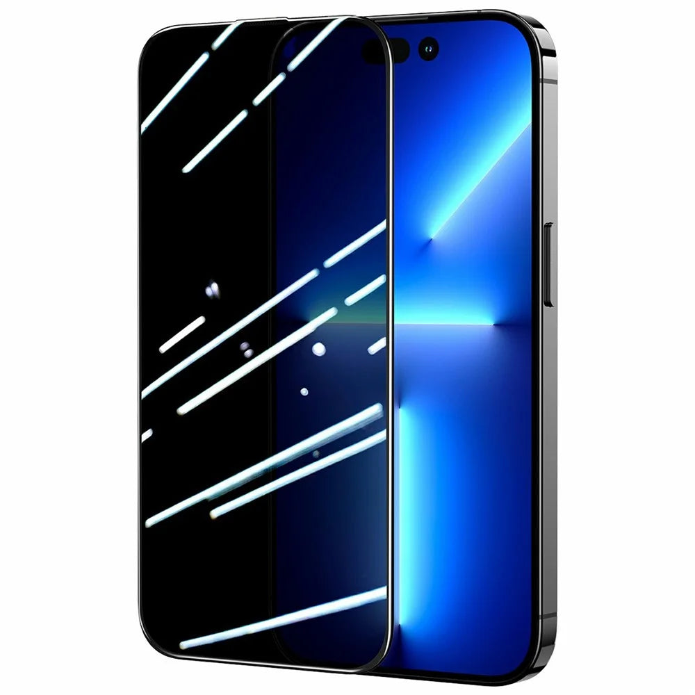 JOYROOM JR-Z33 For iPhone 15 2.5D Anti-Spy Full Screen Protector High Aluminium-Silicon Glass Film - 1