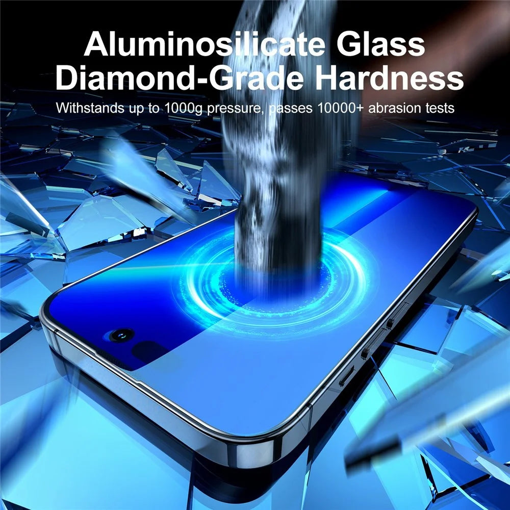 JOYROOM JR-Z36 For iPhone 15 Pro Max 2.5D Anti-Spy Full Screen Protector High Aluminium-Silicon Glass Film - 7