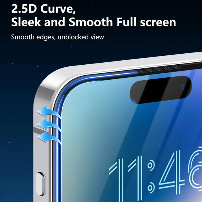 JOYROOM JR-MLG0285 For iPhone 16 Pro Anti-Blue-Ray Full Screen Protector 2.5D Silk Printing Film - 6