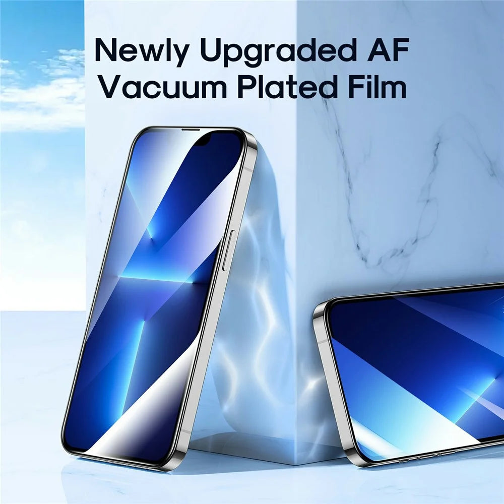JOYROOM JR-Z22 For iPhone 15 Pro Silk Printing Screen Protector 2.5D High Aluminium-Silicon Glass Film - 2
