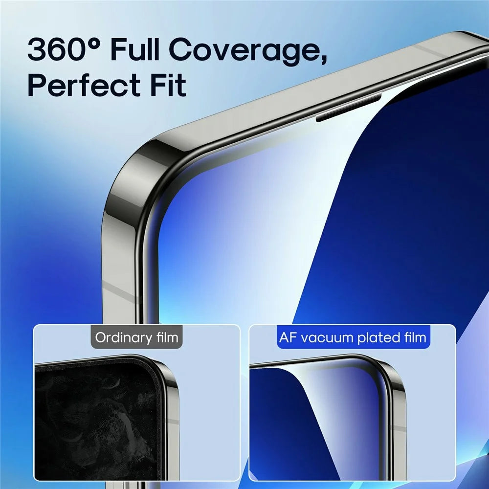 JOYROOM JR-Z22 For iPhone 15 Pro Silk Printing Screen Protector 2.5D High Aluminium-Silicon Glass Film - 6