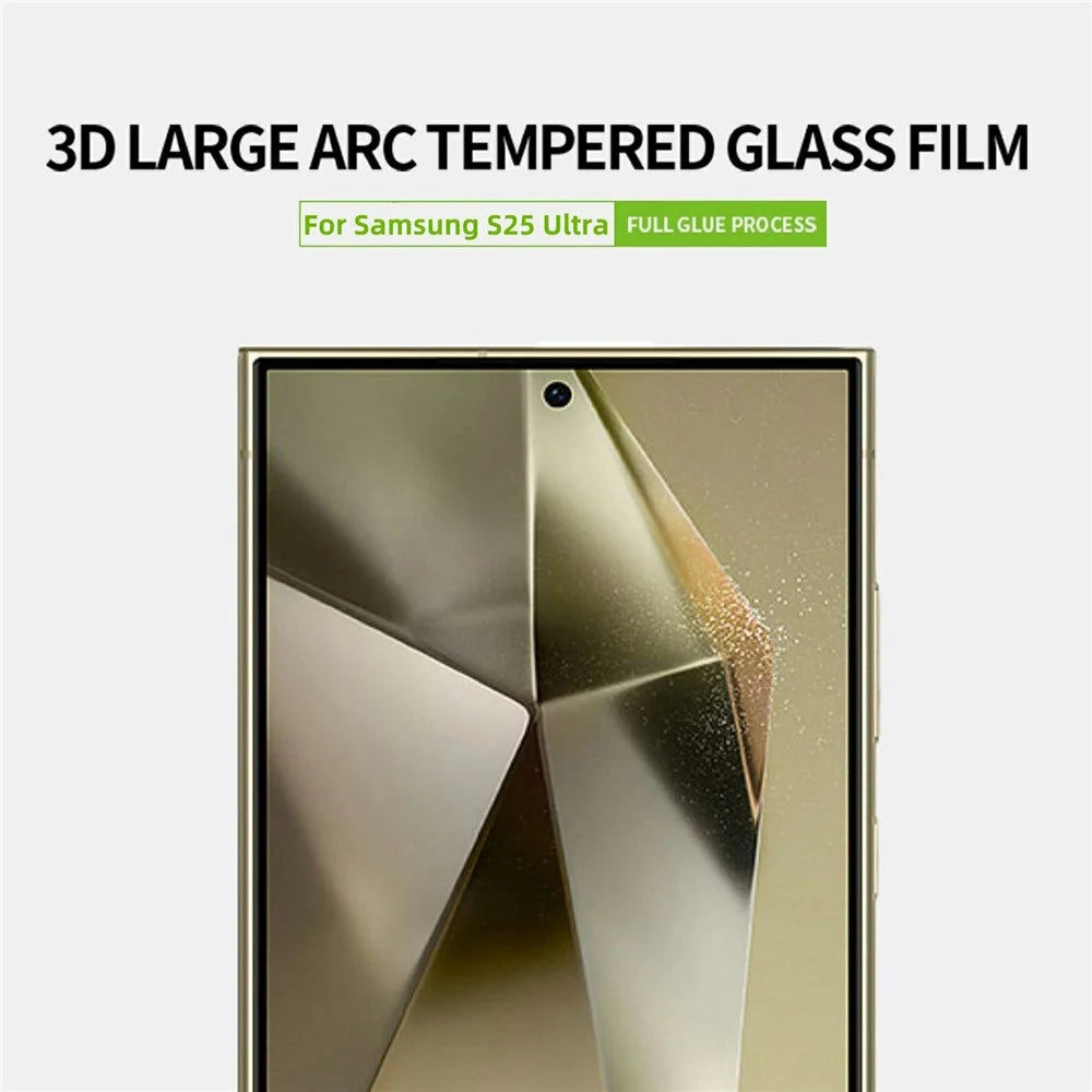 PINWUYO JK 3D Tempered Glass Film Series-2 For Samsung Galaxy S25 Ultra Screen Protector Clear Film (Fingerprint Unlock) - 3